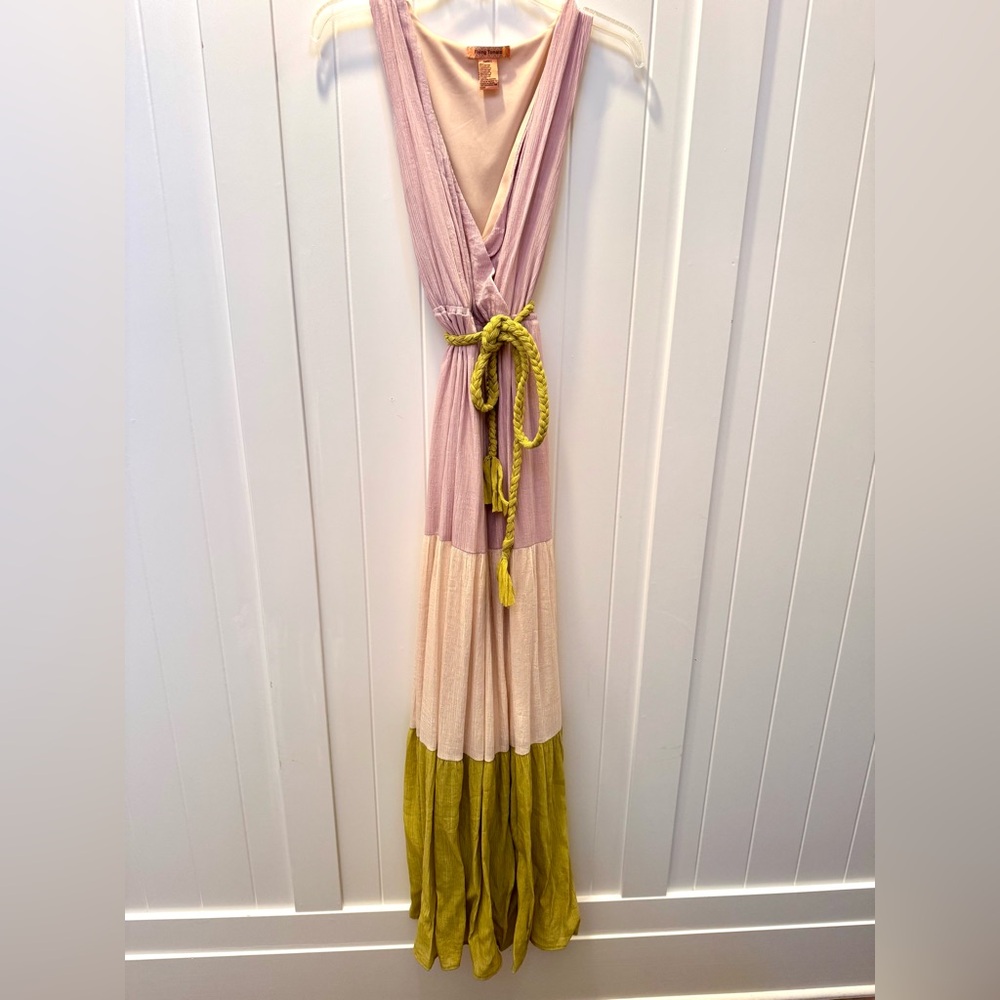 Flying Tomato Pink and Cream Dress